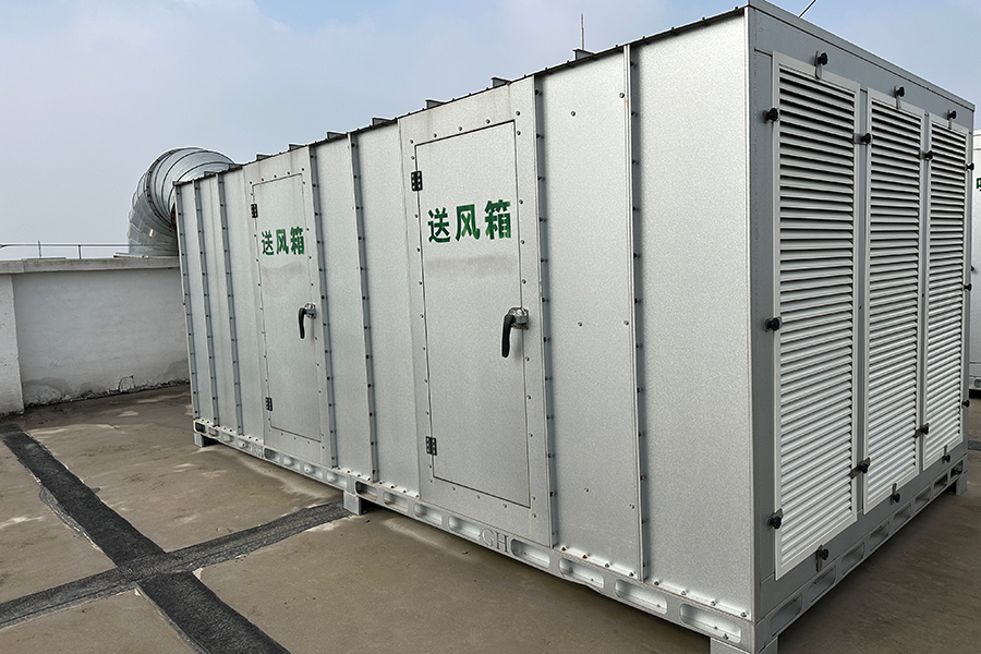 无尘喷漆房新风系统，外送风装置